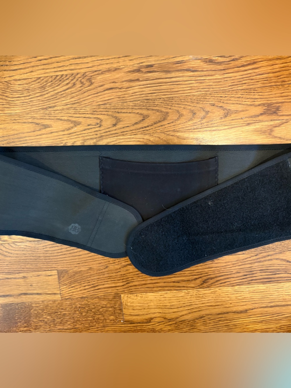 Kindred Bravely Black Maternity Support Belt with Wide Velcro Panel